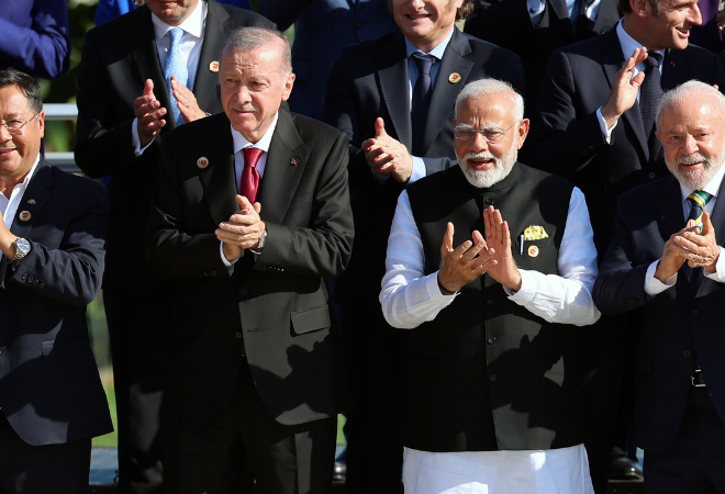 Erdoğan, G20 Liderler Zirvesi’nde aile fotoğrafı çekimine katıldı